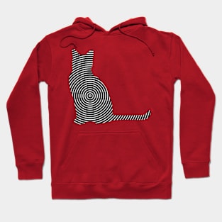 Cat Line Art Hoodie